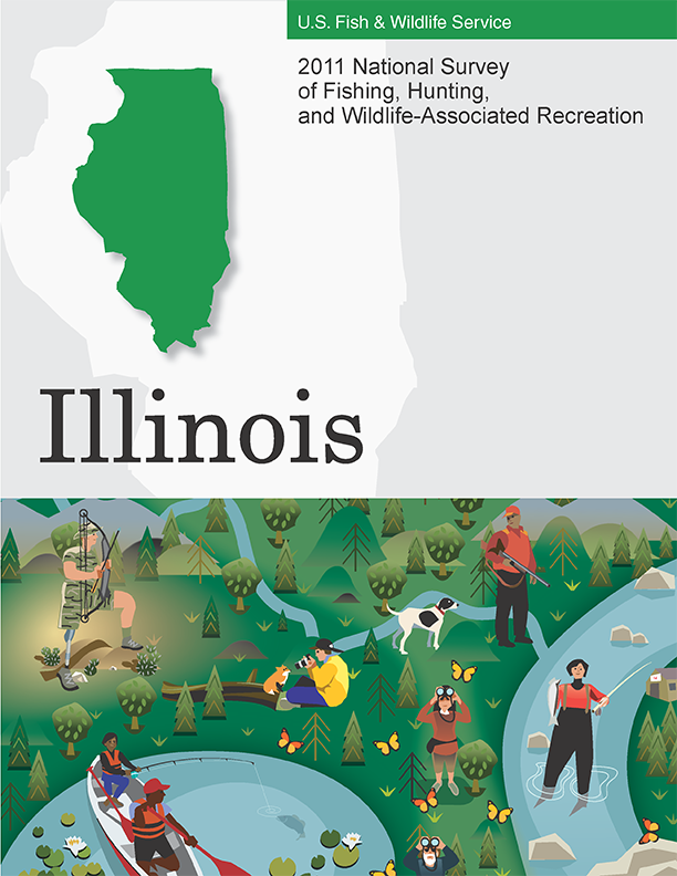 Cover of the 2011 National Survey of Fishing and Hunting - Illinois